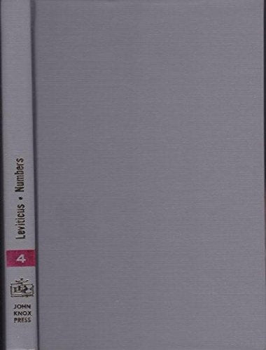 The Layman's Bible Commentary Volume 4: The Book of Leviticus The Book of Numbers