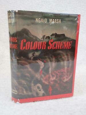 Ngaio Marsh COLOUR SCHEME 1943 Little, Brown & Co., Boston Early Book Club Ed,