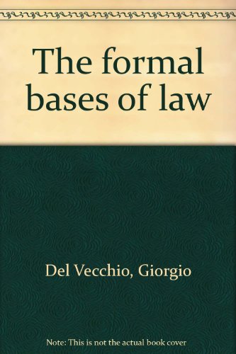 The formal bases of law