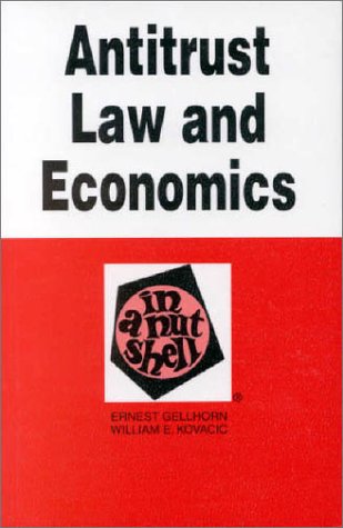 Antitrust Law And Economics (NUTSHELL SERIES)