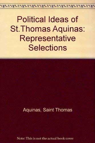 Political Ideas of ST. Thomas Aquinas