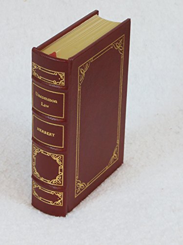 Uncommon Law: Being Sixty Six Misleading Cases...(Leather Bound)