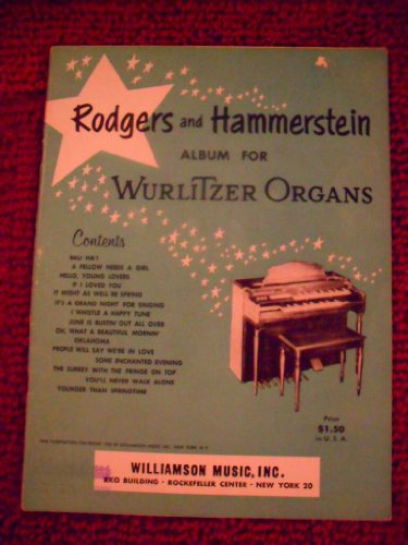 rodgers and hammerstein album for wurlitzer organs