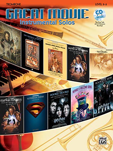 Great Movie Instrumental Solos: Trombone, Level 2-3