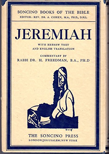 Jeremiah with Hebrew Text and English Translation (Soncino Books of the Bible)